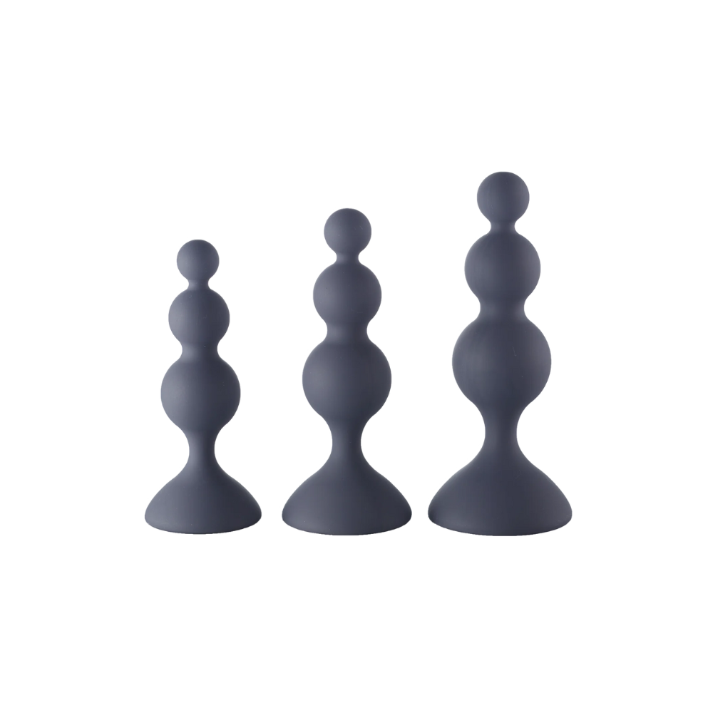 Beaded (A N A L) Trainer Kit - Silicone Plugs