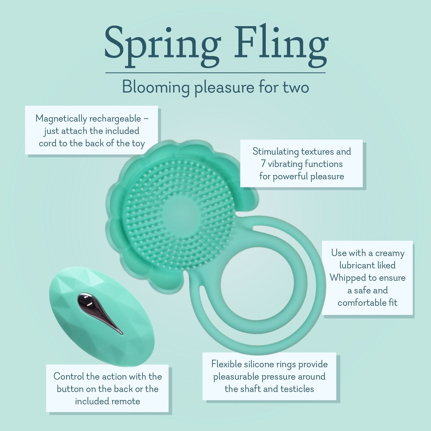Spring Fling
Textured Dual Pleasure Ring
