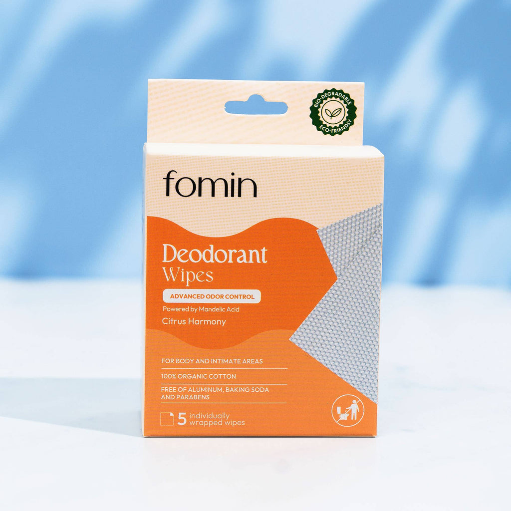 Acidified Deodorant Wipes