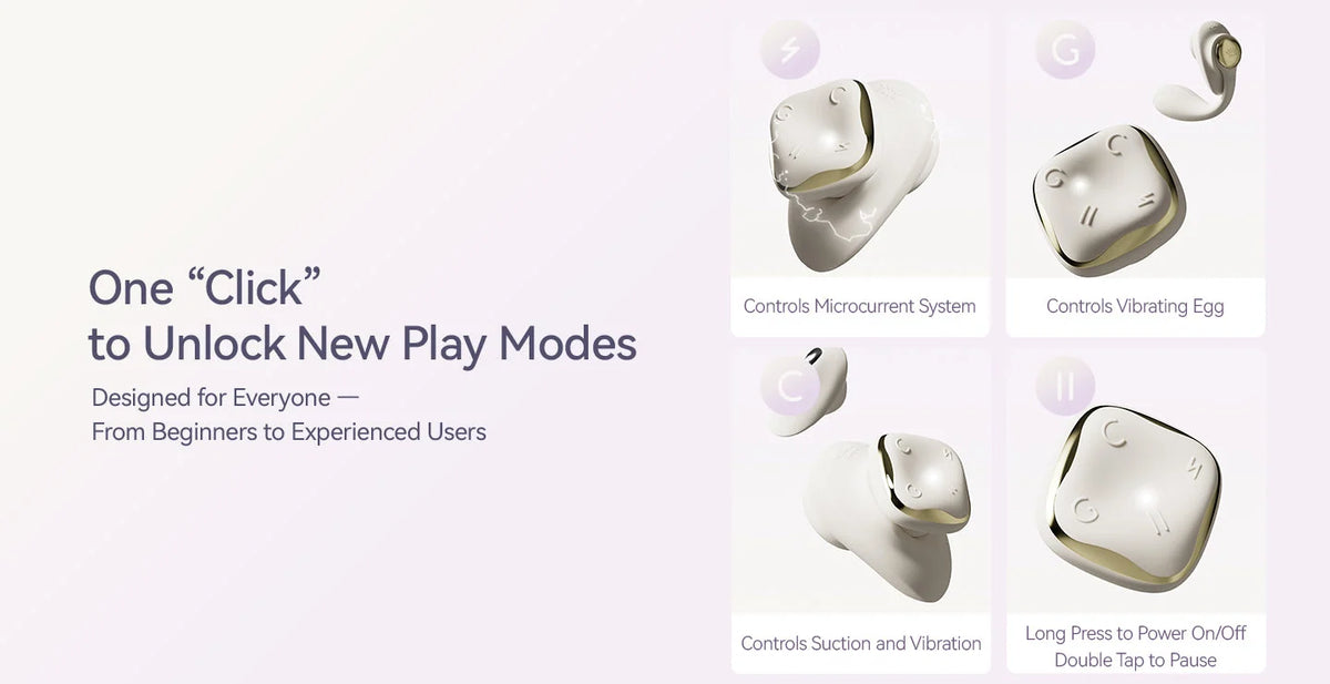 Deya Wearable Smart Dual Vibrator with App Control