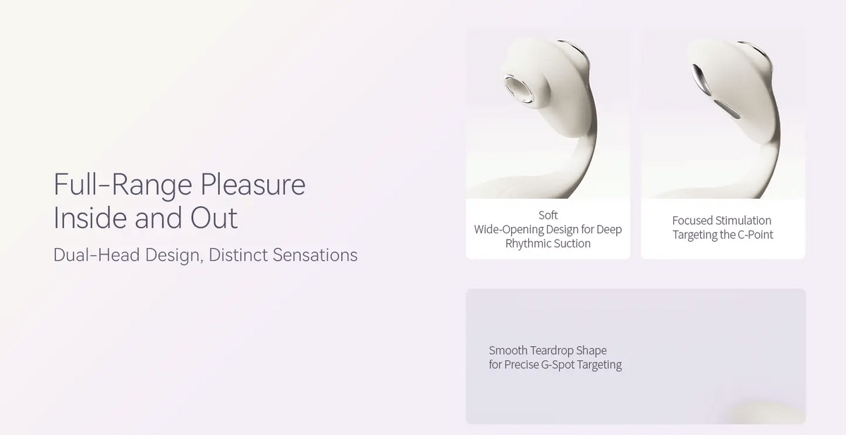 Deya Wearable Smart Dual Vibrator with App Control