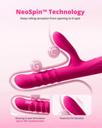Velvo The 1st Rolling Bead Rabbit Dual Action Vibe