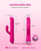 Velvo The 1st Rolling Bead Rabbit Dual Action Vibe