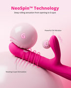 Velvo The 1st Rolling Bead Rabbit Dual Action Vibe