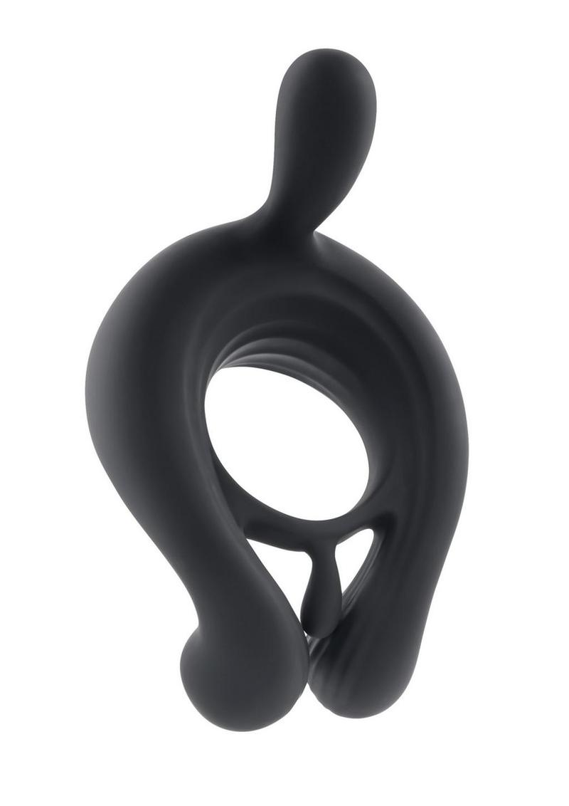 Triple Play Rechargeable Silicone C Ring W/ Remote