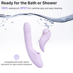 DUOGLOW Thrusting Beaded Vibrator with Pulsating Stimulator