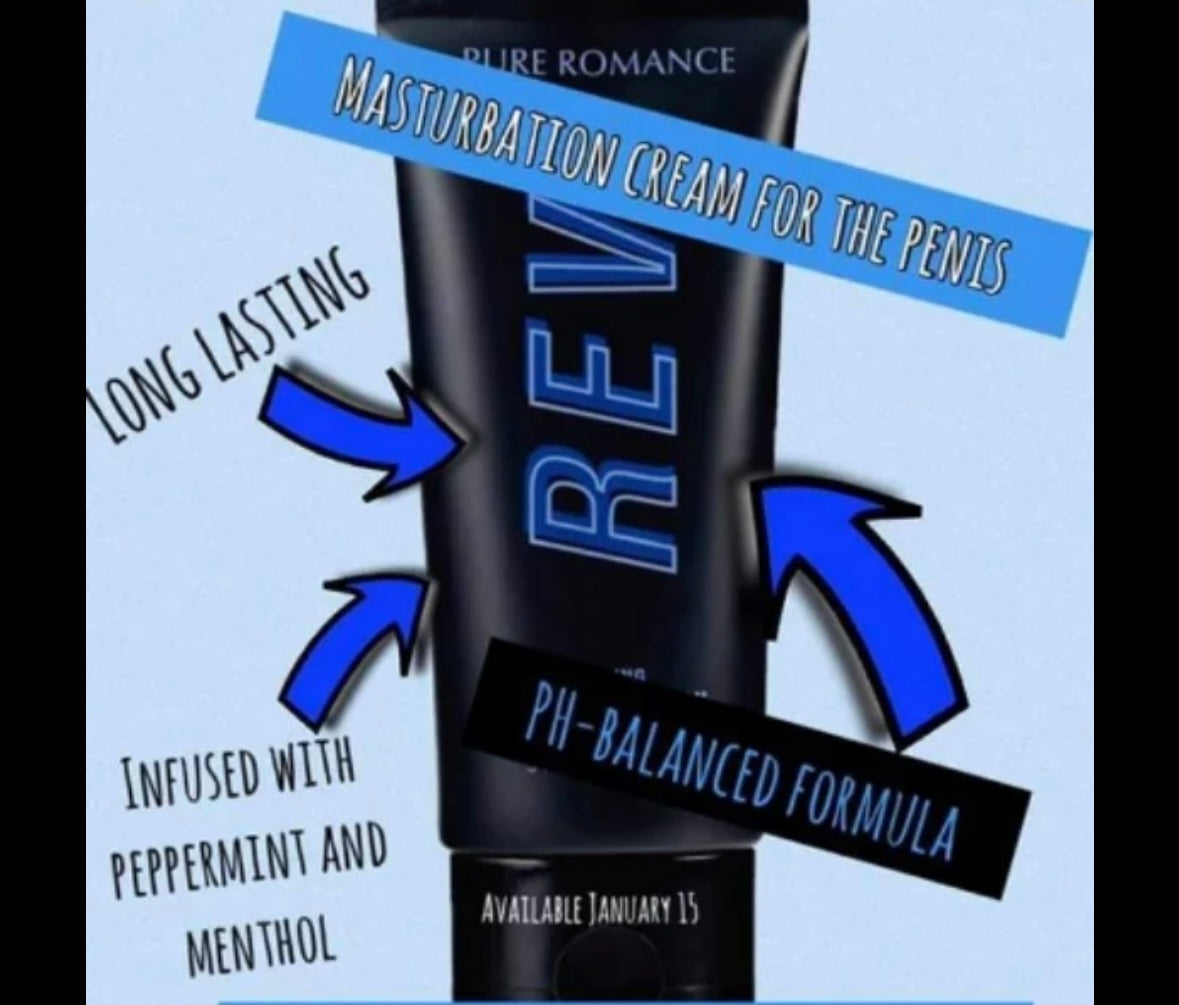 REV -Tingly cream lube for him