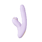 DUOGLOW Thrusting Beaded Vibrator with Pulsating Stimulator