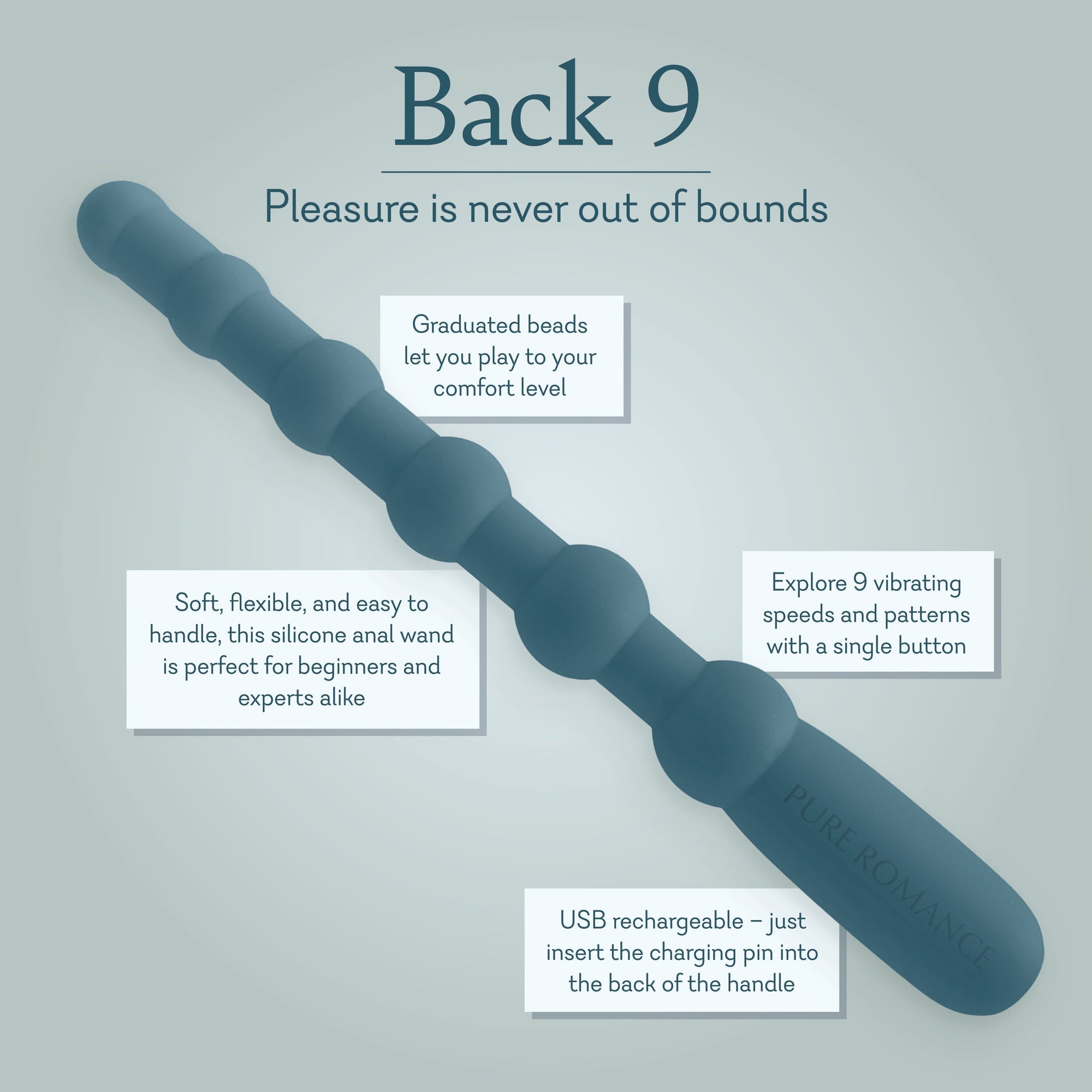 Back 9 - Beaded Backdoor Wand