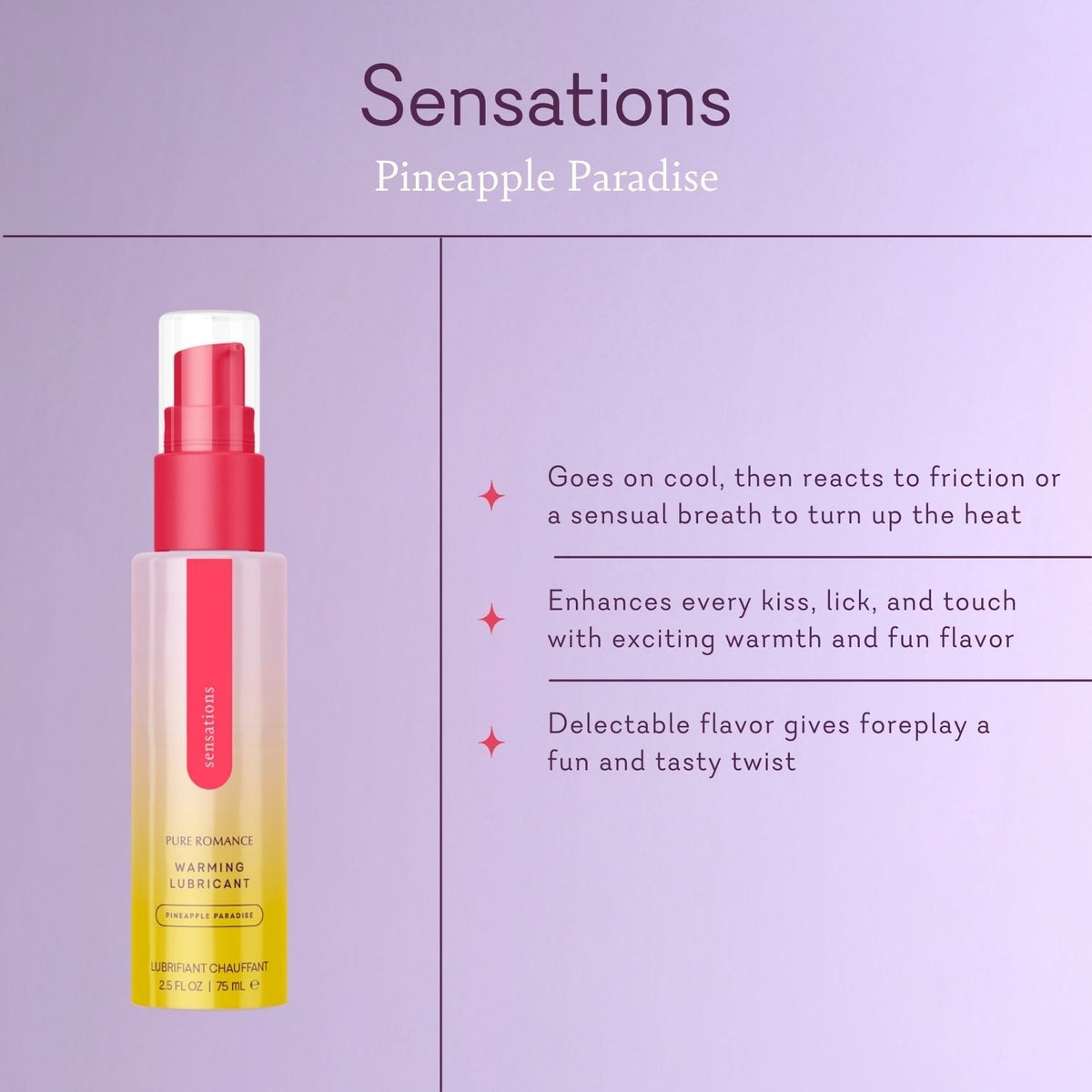 Sensations - Pineapple Paradise Warming Lubricant