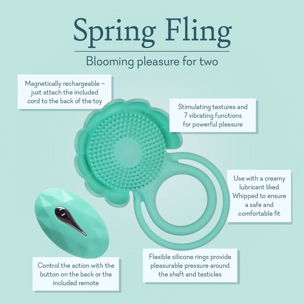 Spring Fling
Textured Dual Pleasure Ring