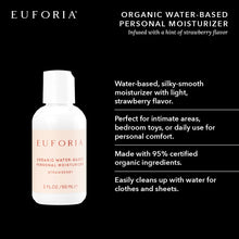 Load image into Gallery viewer, Water Based Personal Moisturizer (Organic) Strawberry
