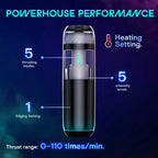 The Cocoon App Controlled Rechargeable Masturbator - Black/Blue