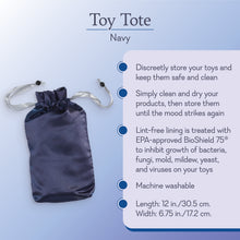 Load image into Gallery viewer, Toy Tote - Navy
