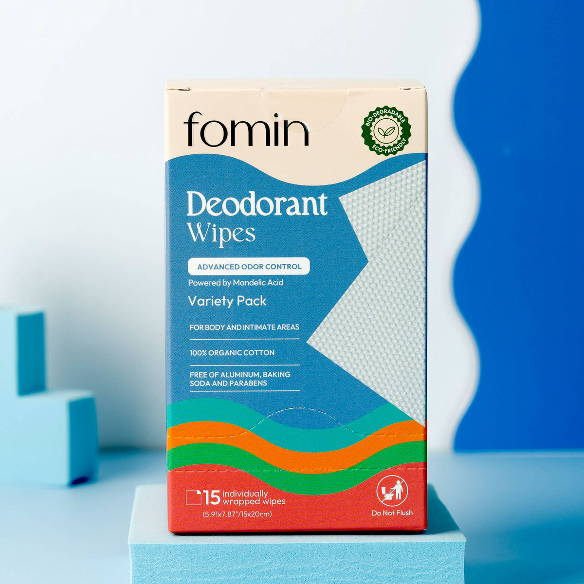 Acidified Deodorant Wipes