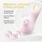 Fleur Air Pulsing Rechargeable Suction And Flicking Tongue Stimulator