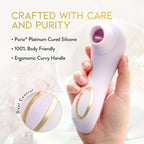 Fleur Air Pulsing Rechargeable Suction And Flicking Tongue Stimulator