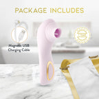 Fleur Air Pulsing Rechargeable Suction And Flicking Tongue Stimulator
