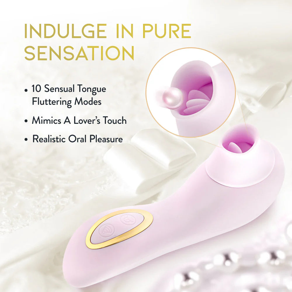 Fleur Air Pulsing Rechargeable Suction And Flicking Tongue Stimulator