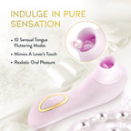 Fleur Air Pulsing Rechargeable Suction And Flicking Tongue Stimulator